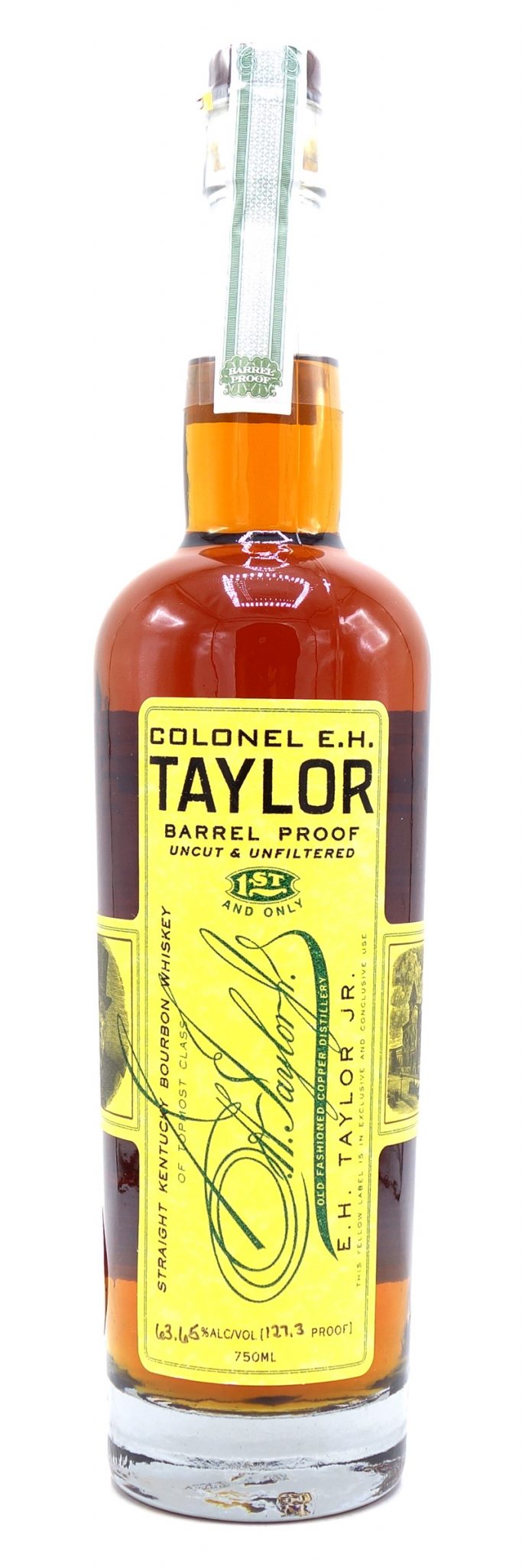 2021 E.H. Taylor Kentucky Straight Bourbon Whiskey Barrel Proof, 127.3 Proof 750ml